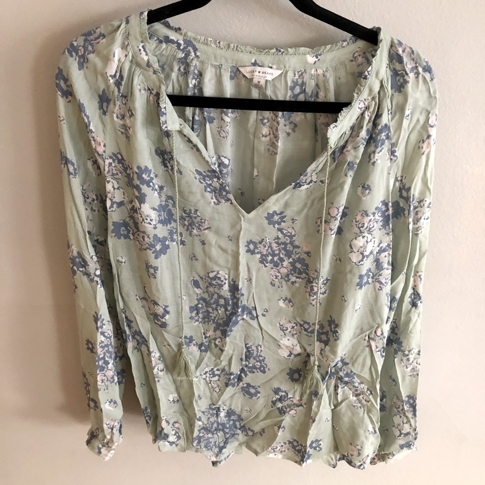 Lucky Brand Floral Blouse